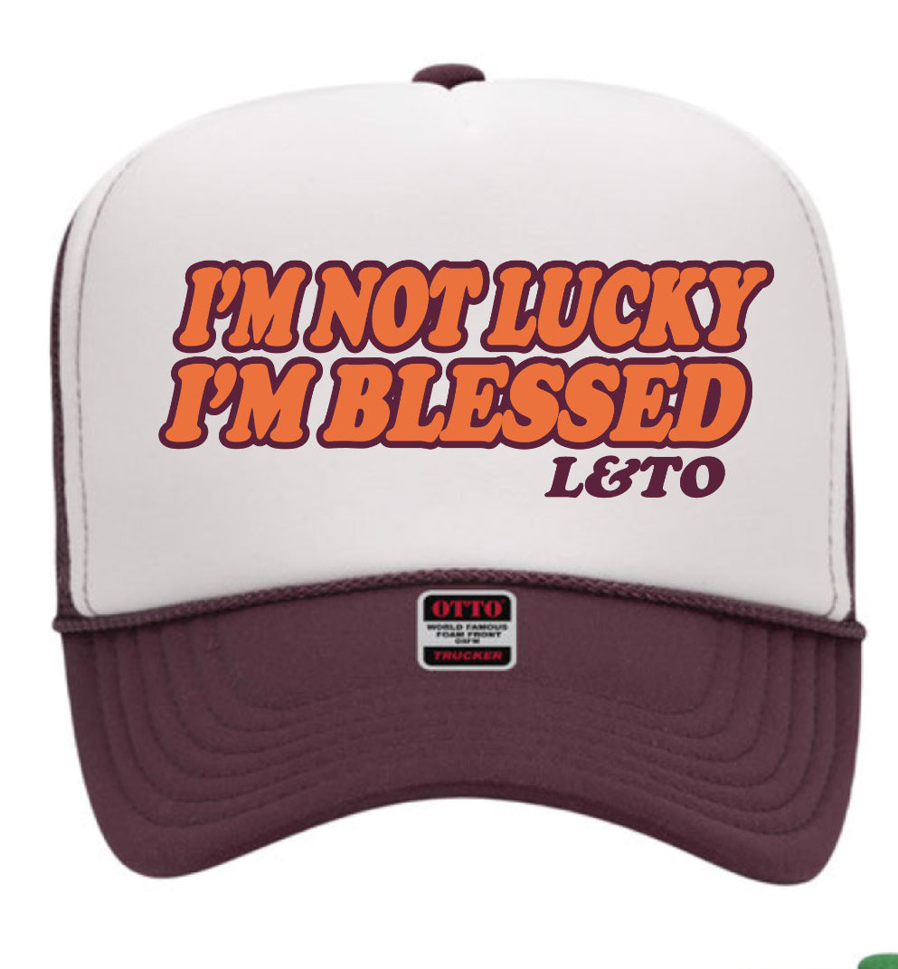 **NEW** "I'M NOT LUCKY I'M BLESSED" - HAT